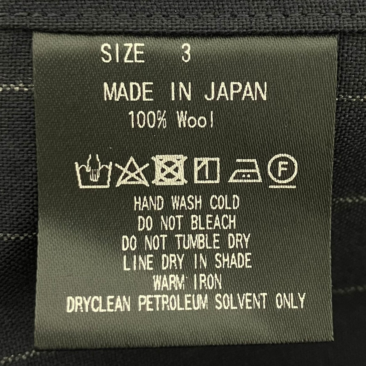 MARKA チョークストライプギャバノーカラー3Bジャケット 古着・中古-5枚目のアイテム画像