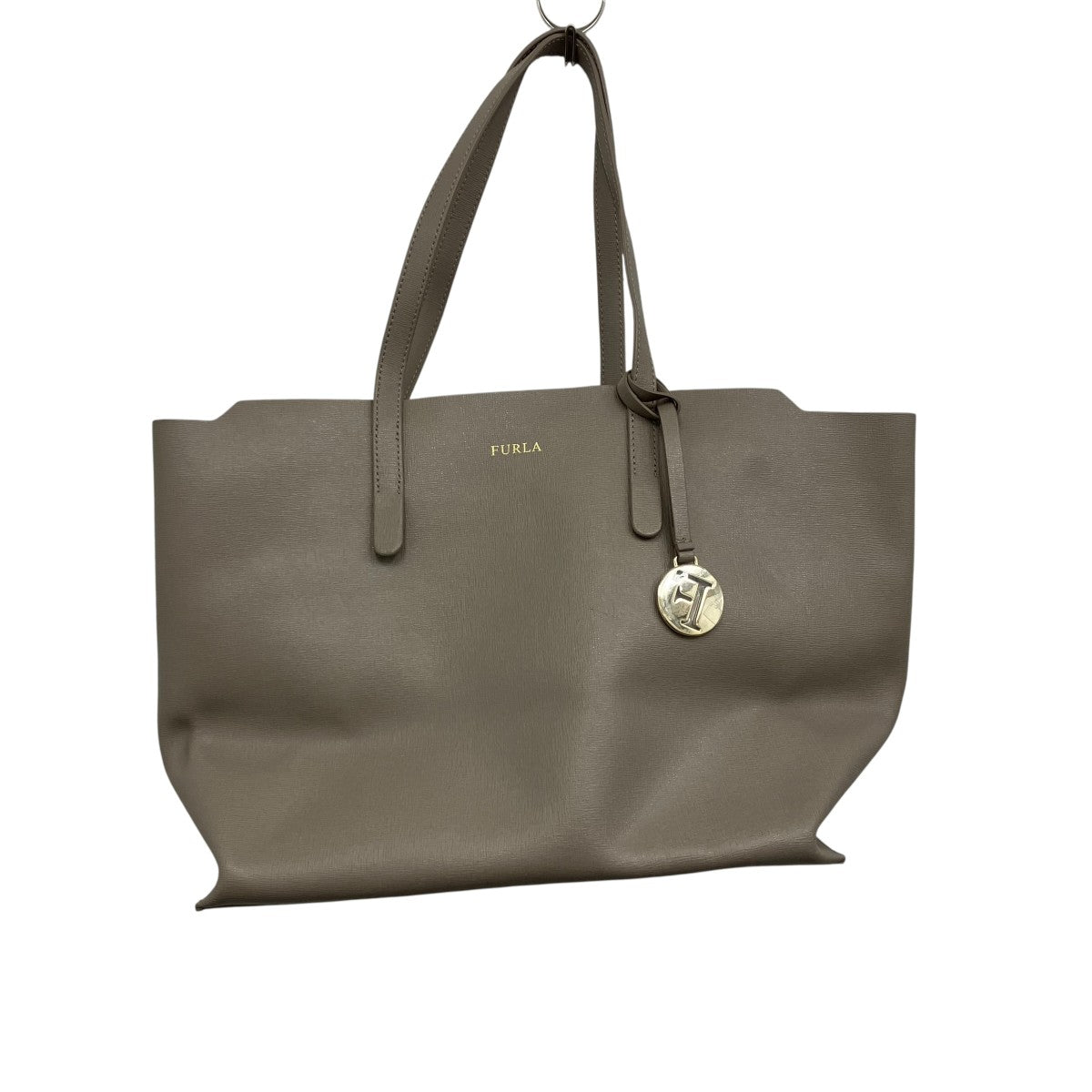 FURLA SALLYレザーハンドバッグ 古着・中古-1枚目のアイテム画像