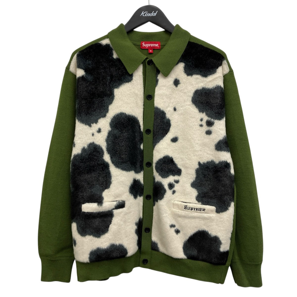 Supreme 牛柄カーディガン 古着・中古-1枚目のアイテム画像