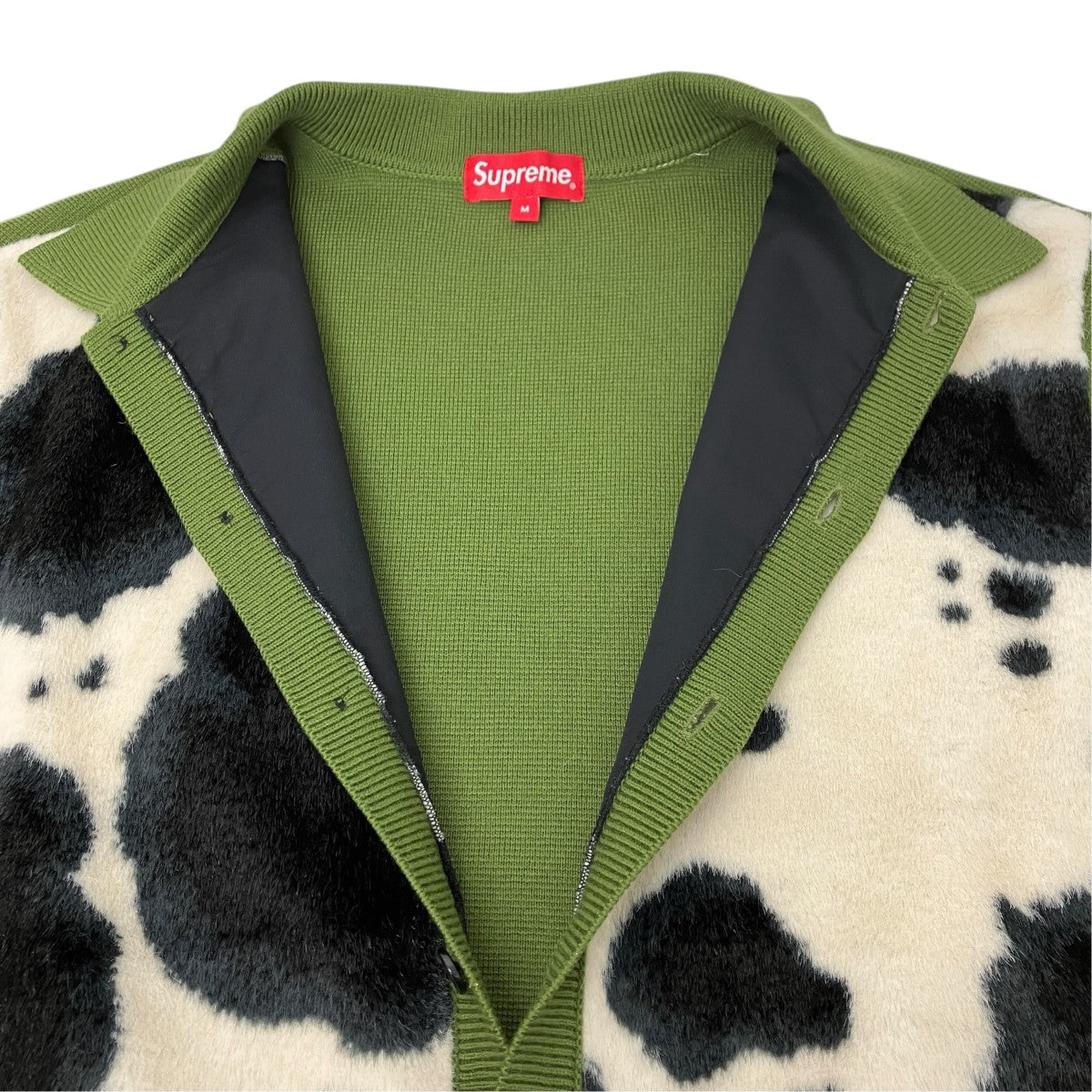 Supreme 牛柄カーディガン 古着・中古-4枚目のアイテム画像