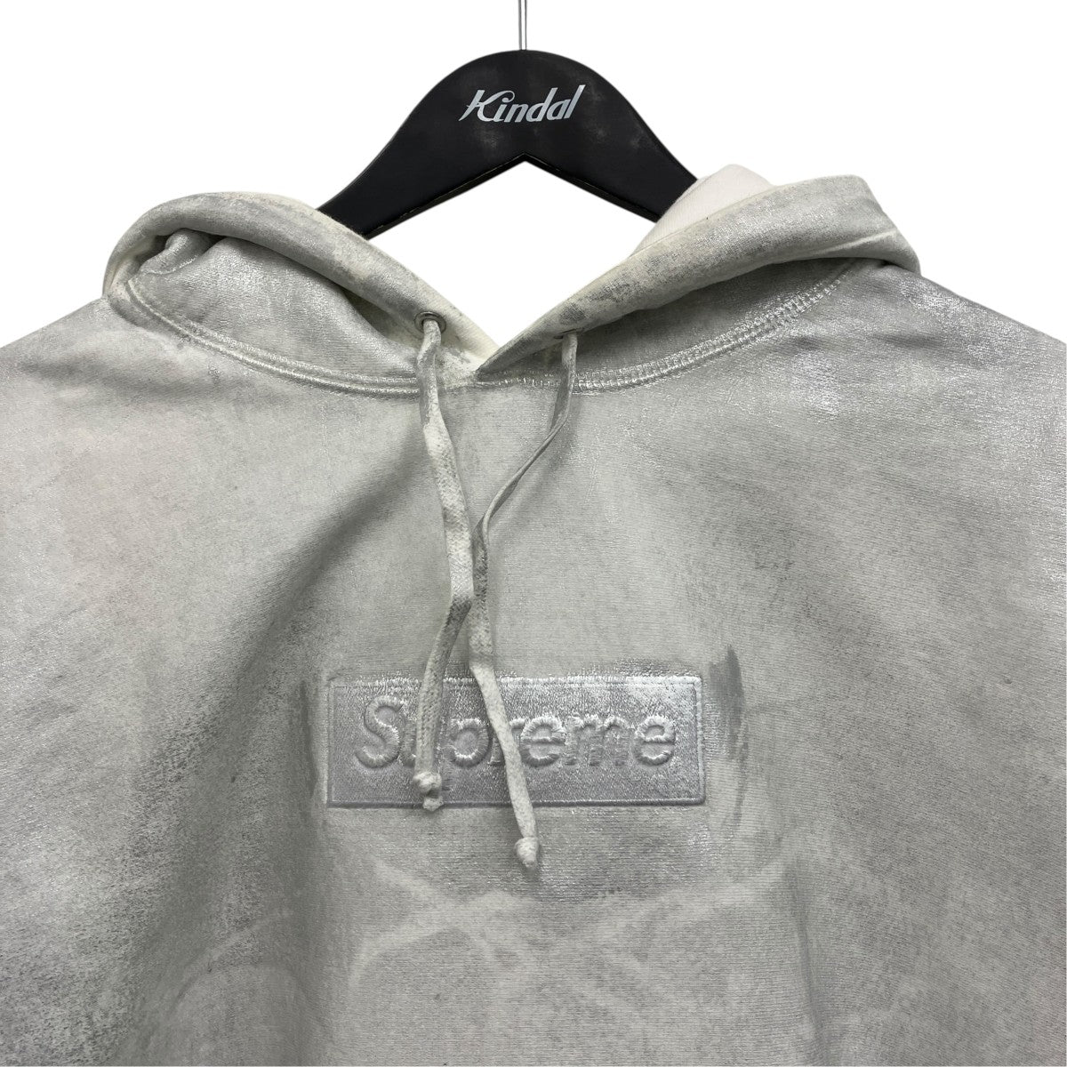 FOIL BOX LOGO HOODED SWEATSHIRTフォイル加工プルオーバーパーカー