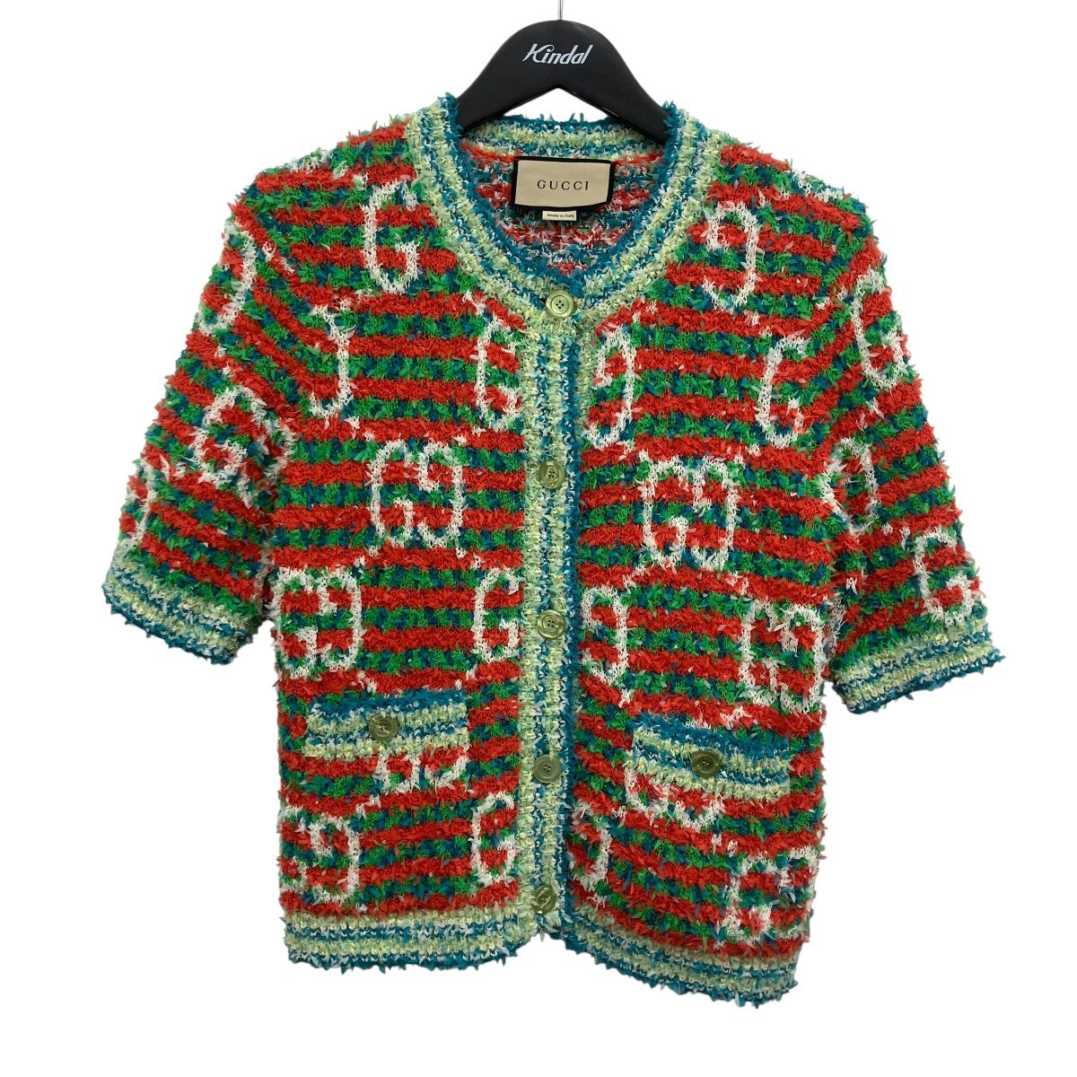 GUCCI Maxi GG Cardigan マキシGGカーディガン 古着・中古-1枚目のアイテム画像