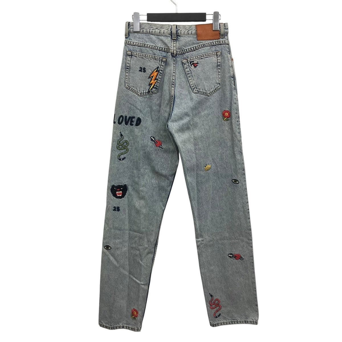 GUCCI エンブロイダリーデザインデニム 古着・中古-2枚目のアイテム画像