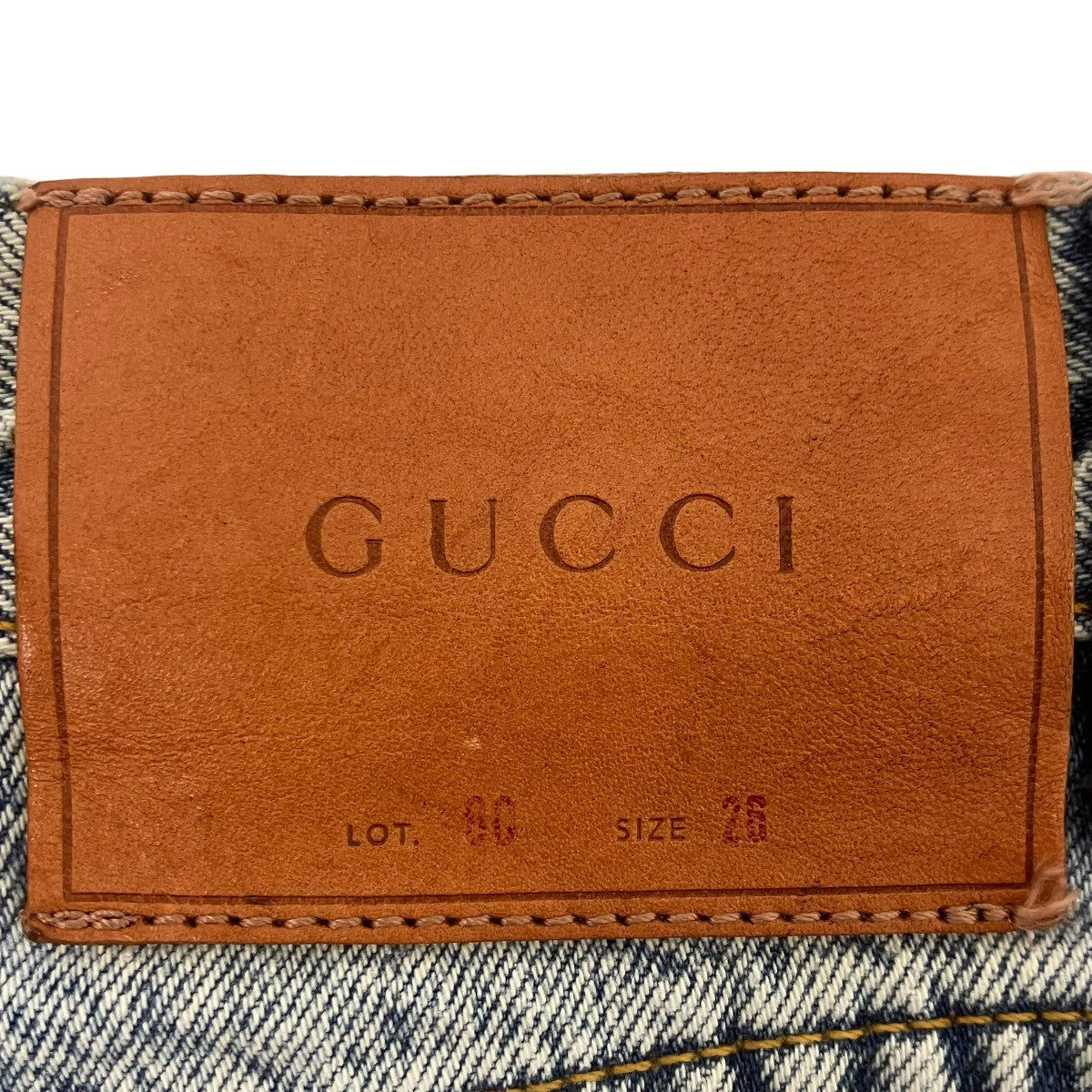 GUCCI エンブロイダリーデザインデニム 古着・中古-5枚目のアイテム画像