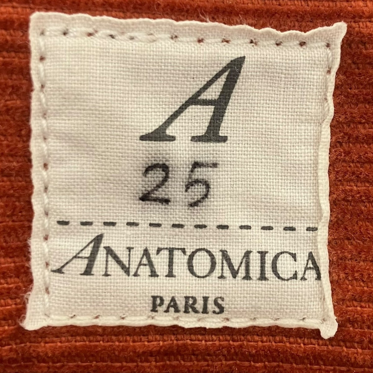 ANATOMICA コーデュロイトラウザー 古着・中古-5枚目のアイテム画像