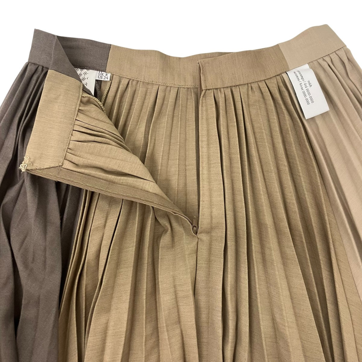 rokh triple pleated skirt切替プリーツスカート 古着・中古-3枚目のアイテム画像