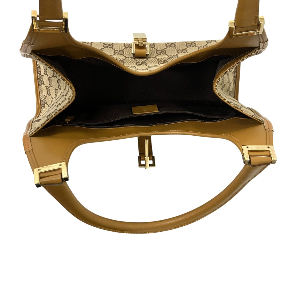 GUCCI GGキャンバス ジャッキー ハンドバッグ 古着・中古-7枚目のアイテム画像