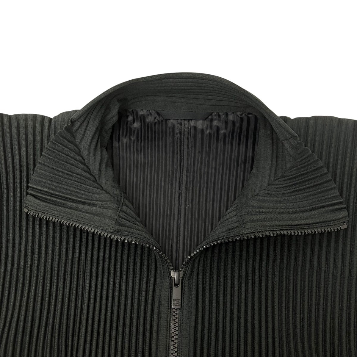 HOMME PLISSE ISSEY MIYAKE プリーツジップアップジャケット 古着・中古-4枚目のアイテム画像
