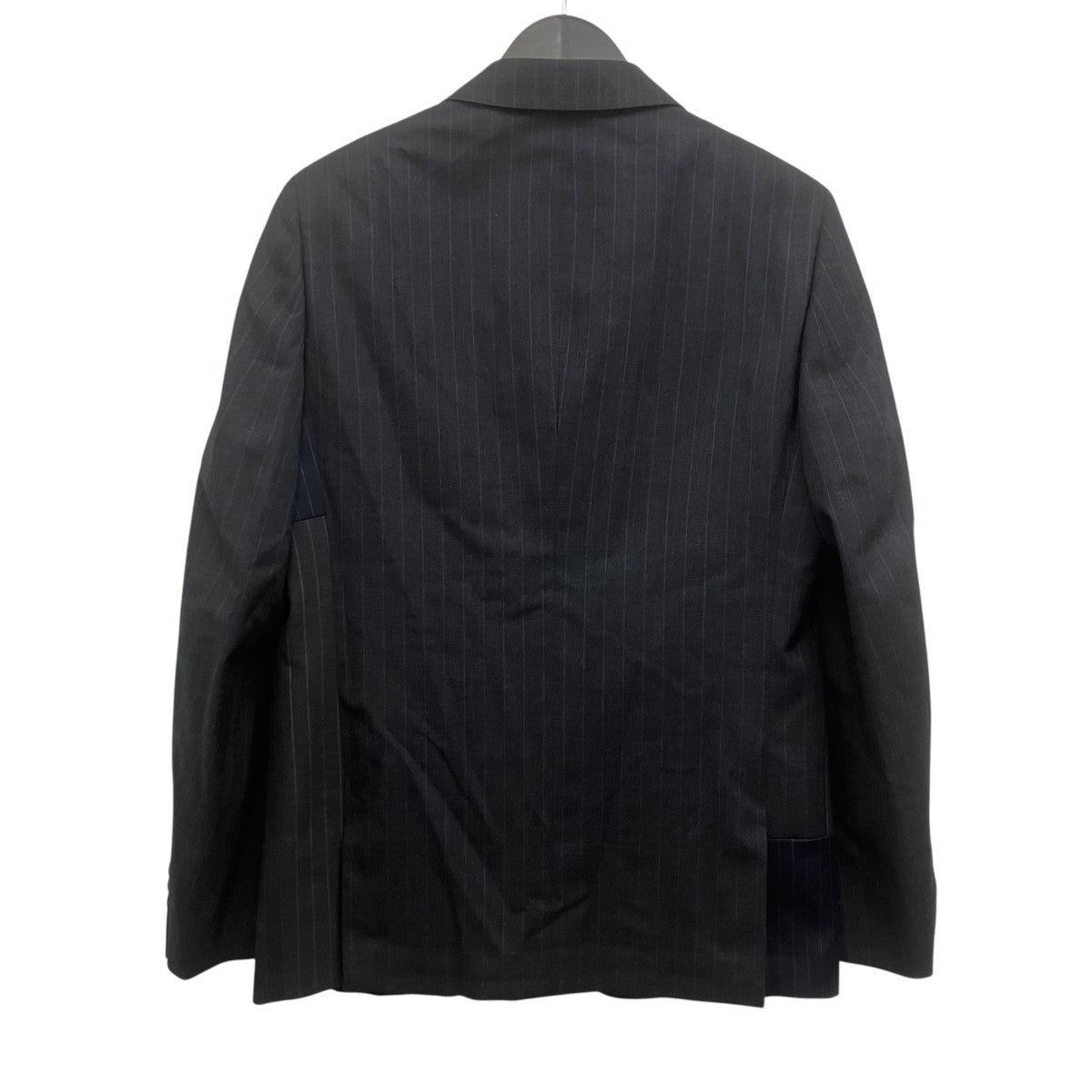 COMME des GARCONS HOMME DEUX 26SS ストライプパッチワークジャケット 古着・中古-2枚目のアイテム画像