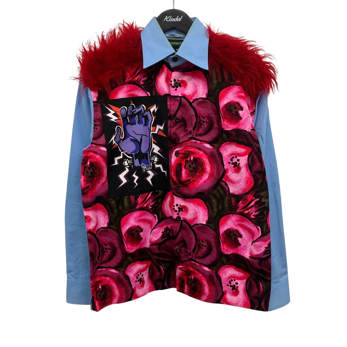 PRADA×UNIVERSAL STUDIOS フランケンデザインシャツ 古着・中古-1枚目のアイテム画像