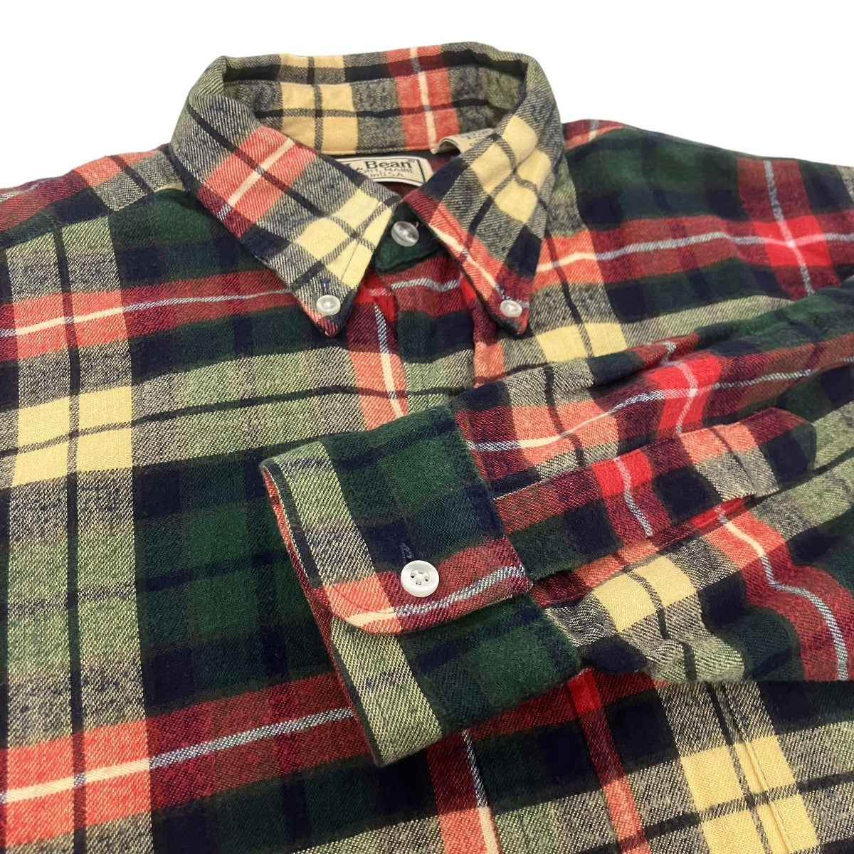 L．L．Bean USA製チェックシャツ 古着・中古-4枚目のアイテム画像