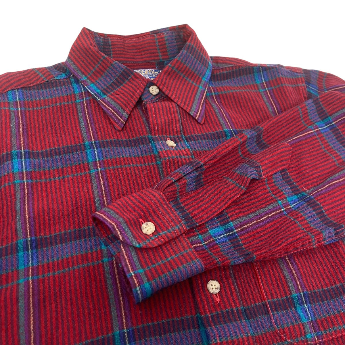 PENDLETON チェックシャツ 古着・中古-4枚目のアイテム画像