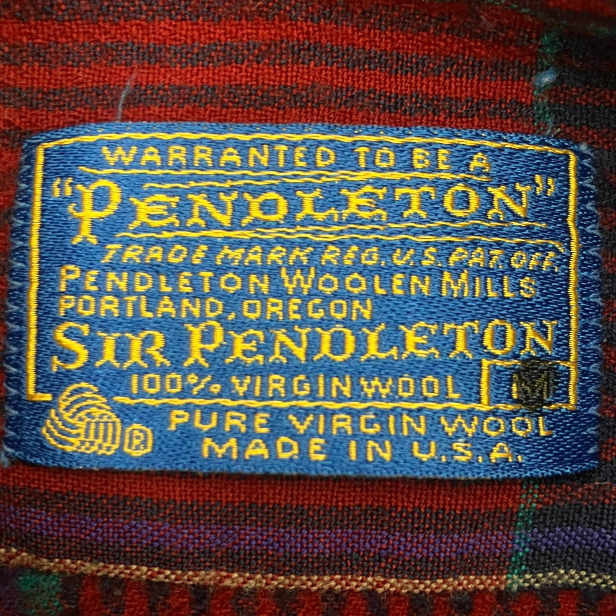 PENDLETON チェックシャツ 古着・中古-5枚目のアイテム画像