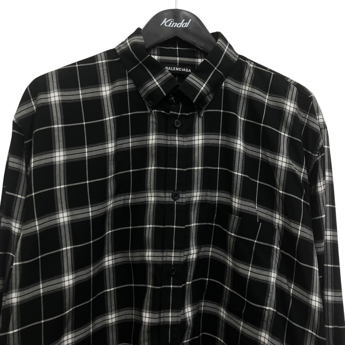 BALENCIAGA チェックシャツ 古着・中古-3枚目のアイテム画像