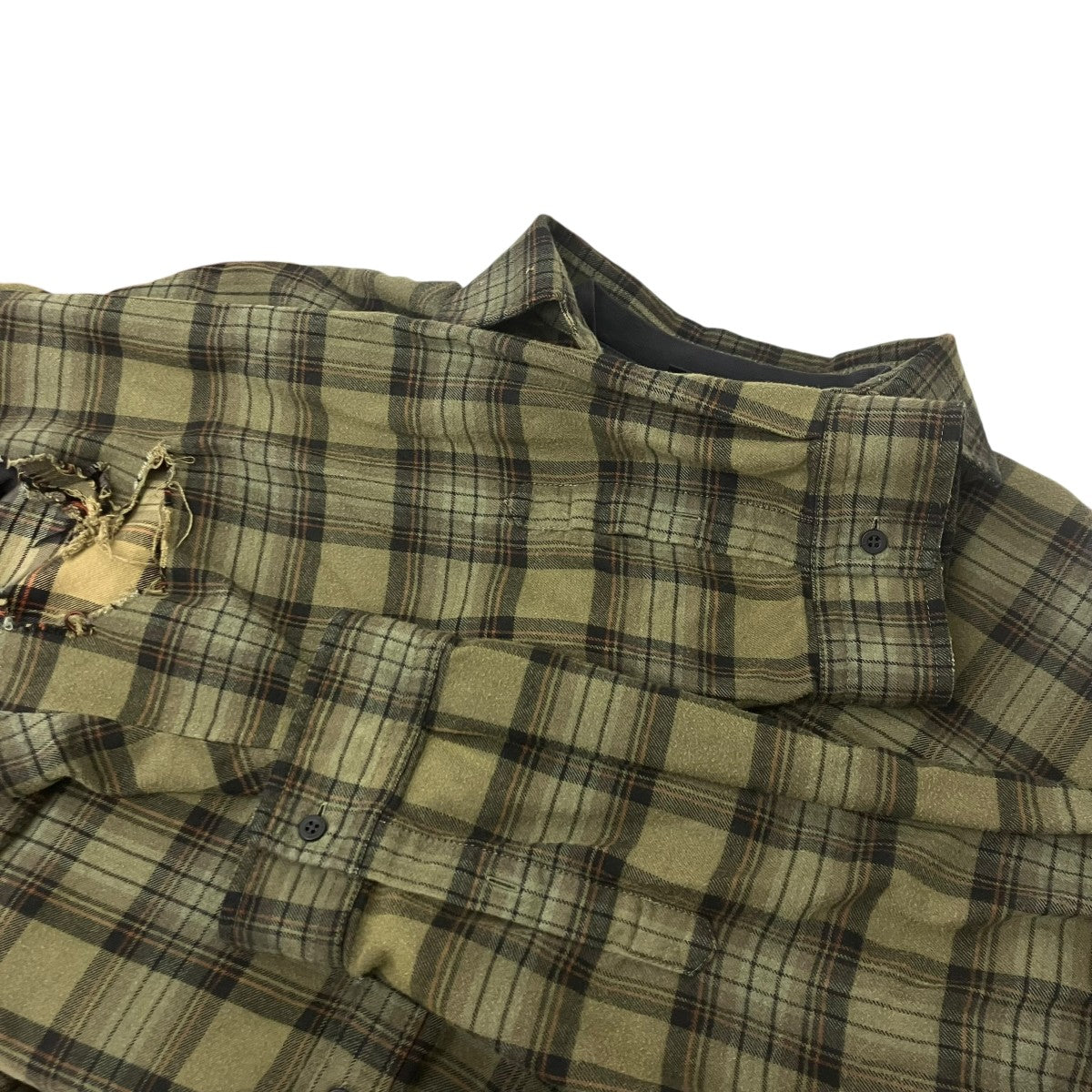 BALENCIAGA レイヤードオーバーサイズシャツ 古着・中古-5枚目のアイテム画像