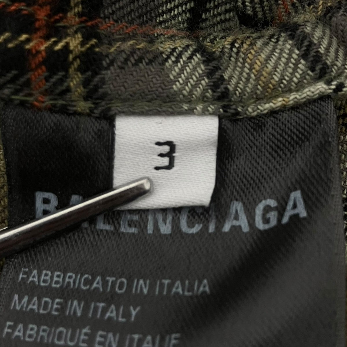 BALENCIAGA レイヤードオーバーサイズシャツ 古着・中古-6枚目のアイテム画像