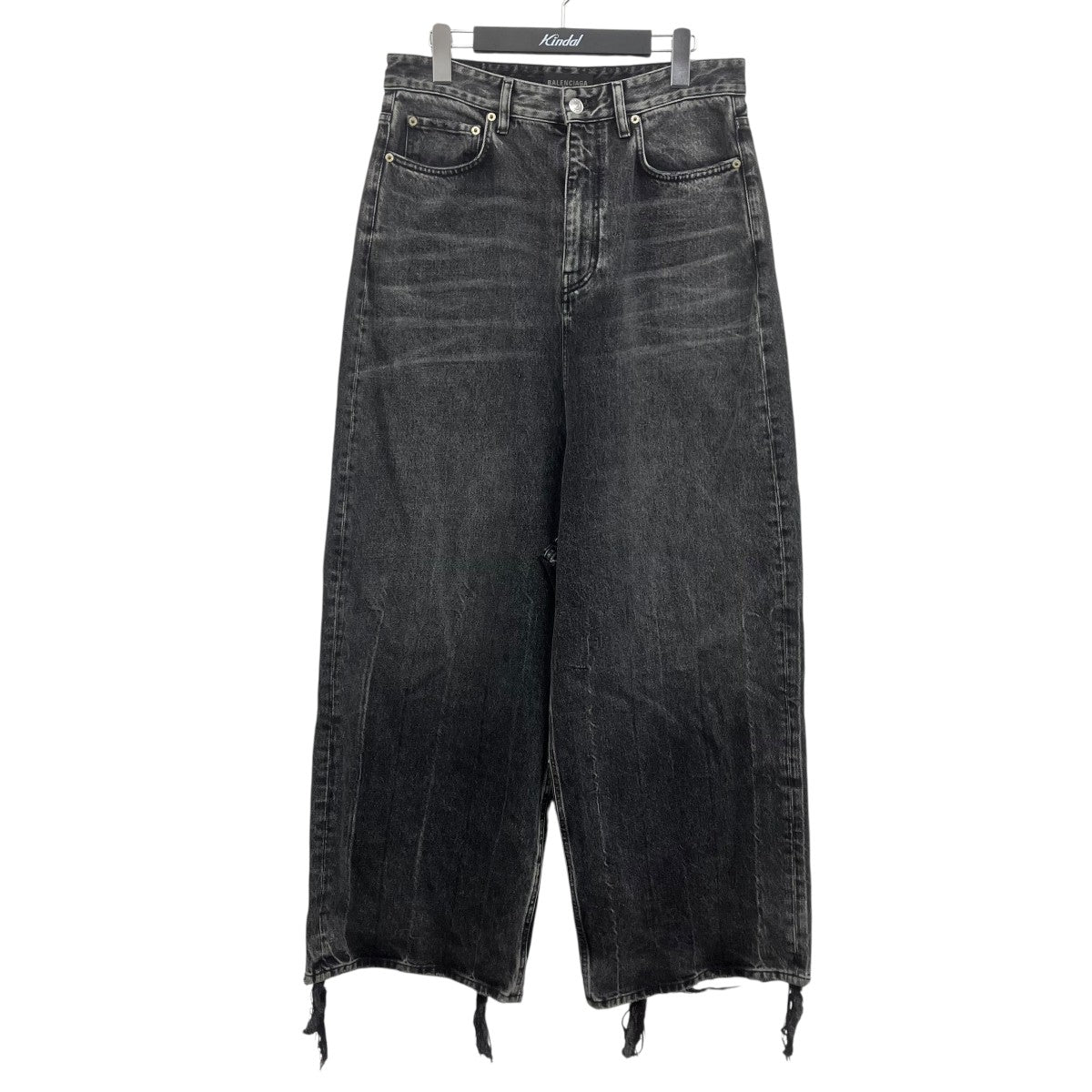 BALENCIAGA バギーロークロッチワイドデニムパンツ 古着・中古-1枚目のアイテム画像