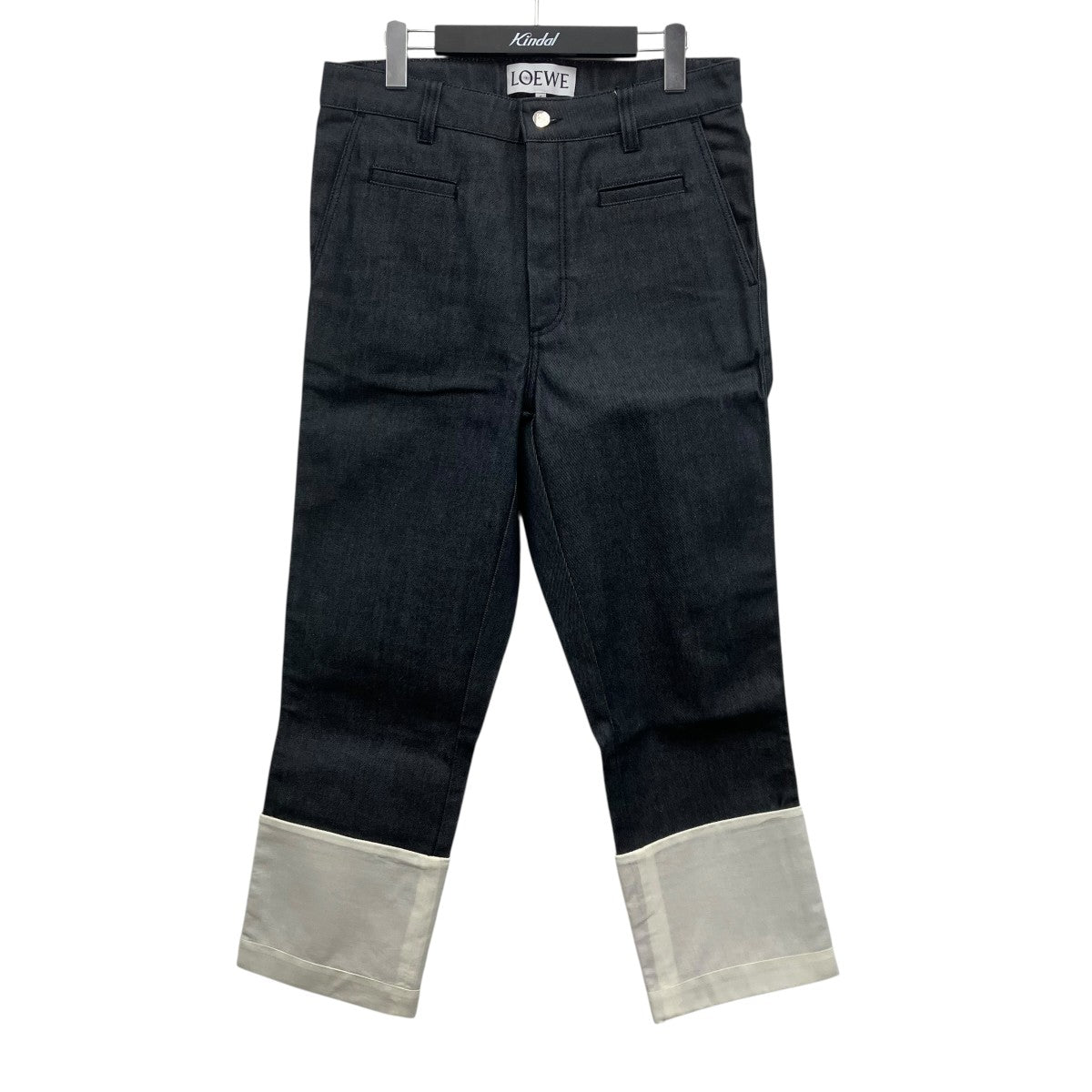 LOEWE フィッシャーマン　ストライプデニムパンツ　36size LOEWE(ロエベ) フィッシャーマン デニムパンツ S22621101B インディゴ