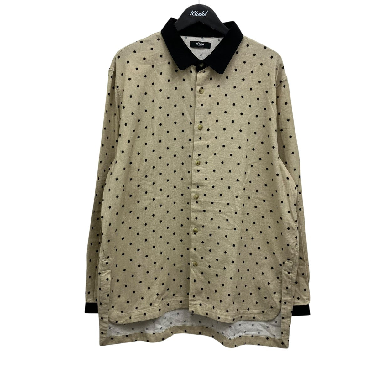 glamb ドットシャツ 古着・中古-1枚目のアイテム画像