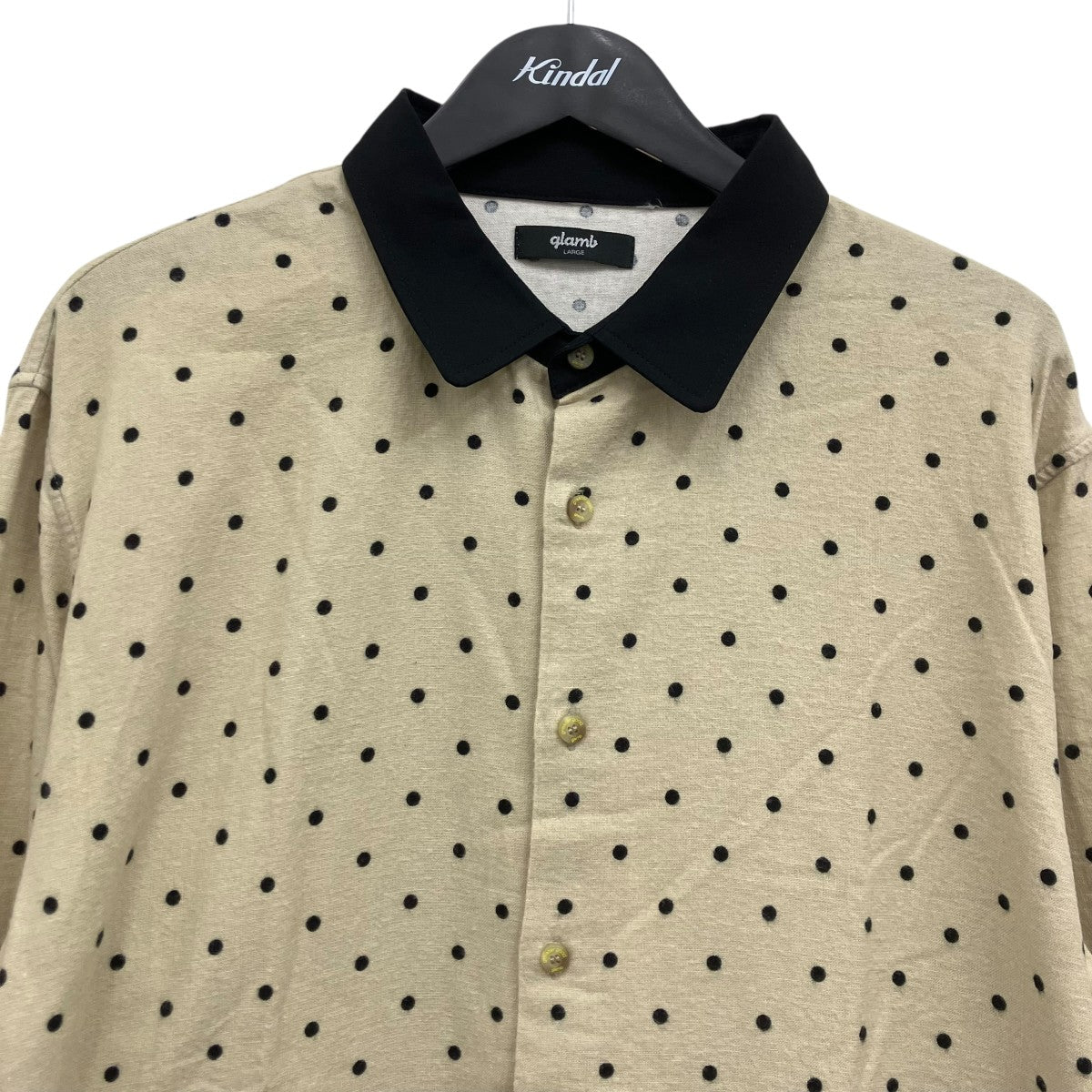 glamb ドットシャツ 古着・中古-3枚目のアイテム画像