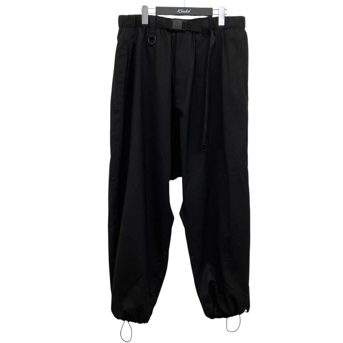 Y-3 REFIND WOOL PANTS サイドラインサルエルパンツ 古着・中古-1枚目のアイテム画像