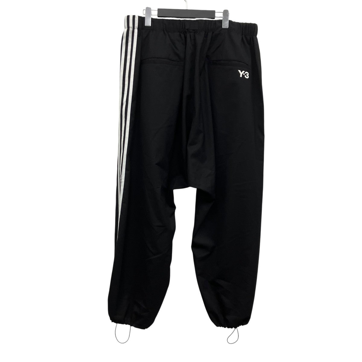 Y-3 REFIND WOOL PANTS サイドラインサルエルパンツ 古着・中古-2枚目のアイテム画像
