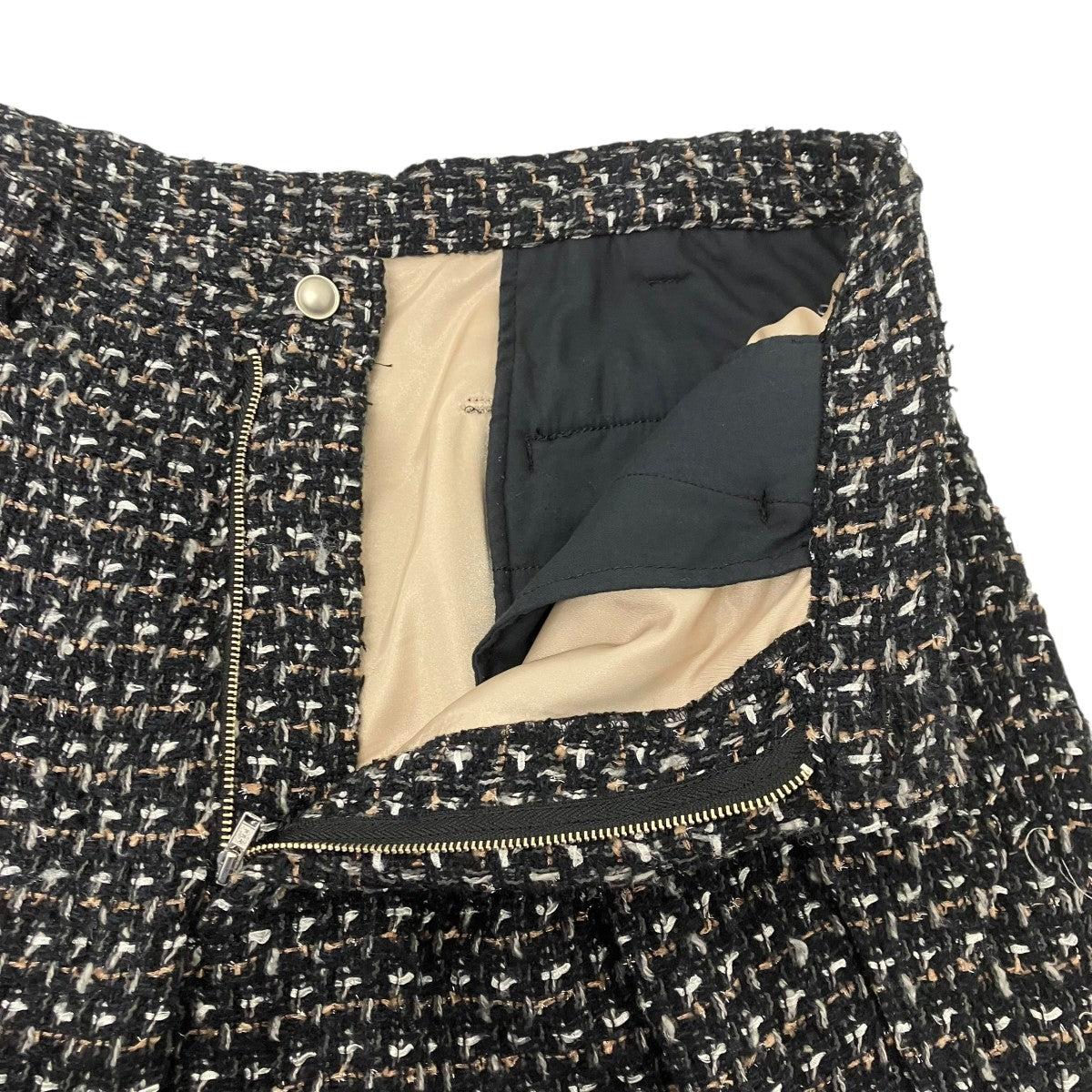 sulvam ツイードパンツ 古着・中古-4枚目のアイテム画像