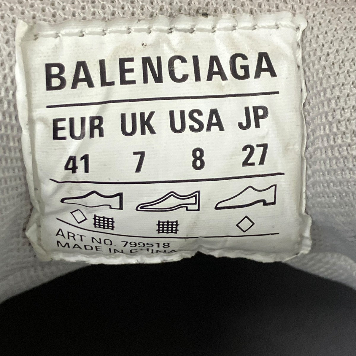 BALENCIAGA ローカットスニーカー 古着・中古-8枚目のアイテム画像
