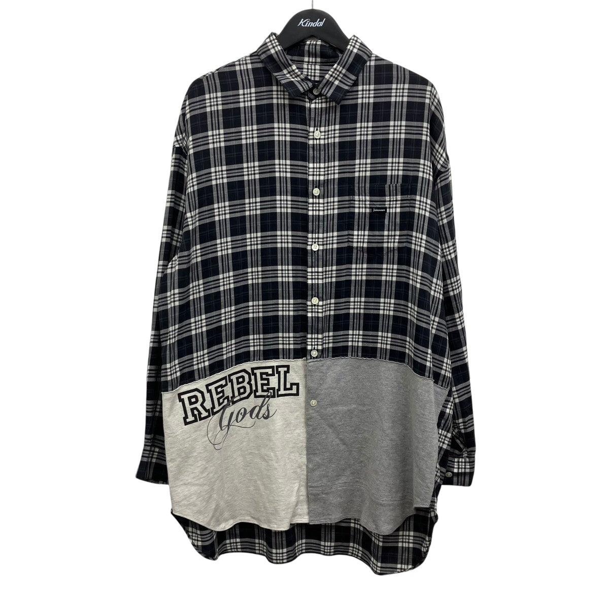 UNDERCOVER 切替シャツ 古着・中古-1枚目のアイテム画像