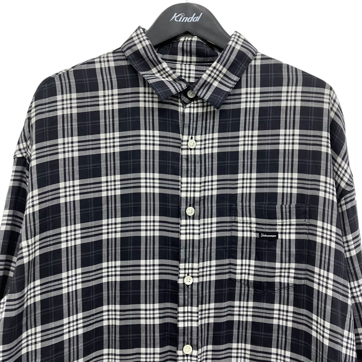 UNDERCOVER 切替シャツ 古着・中古-3枚目のアイテム画像