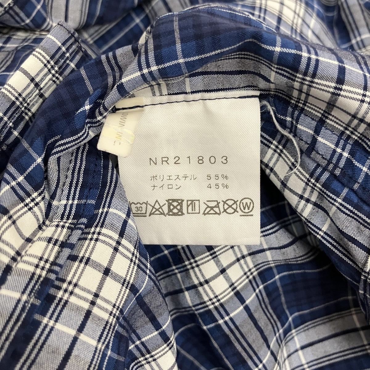 THE NORTH FACE チェックシャツNR11810 古着・中古-6枚目のアイテム画像