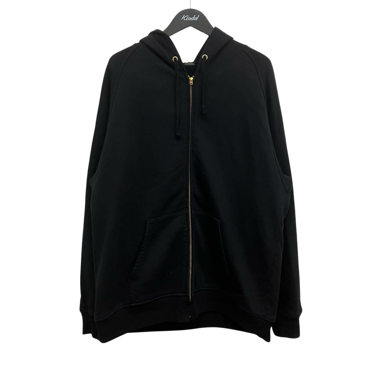 COMOLI ジップパーカー 古着・中古-1枚目のアイテム画像