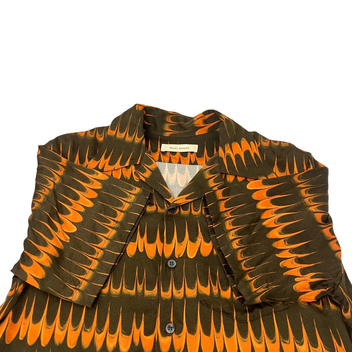 WALES BONNER 総柄シャツ 古着・中古-4枚目のアイテム画像