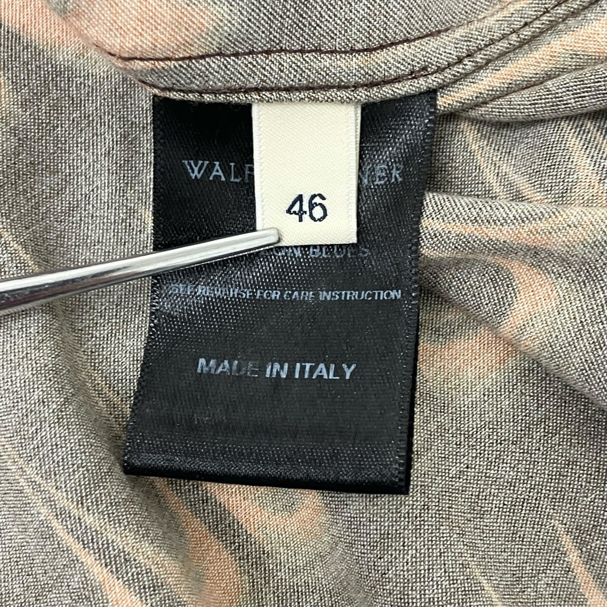 WALES BONNER 総柄シャツ 古着・中古-6枚目のアイテム画像