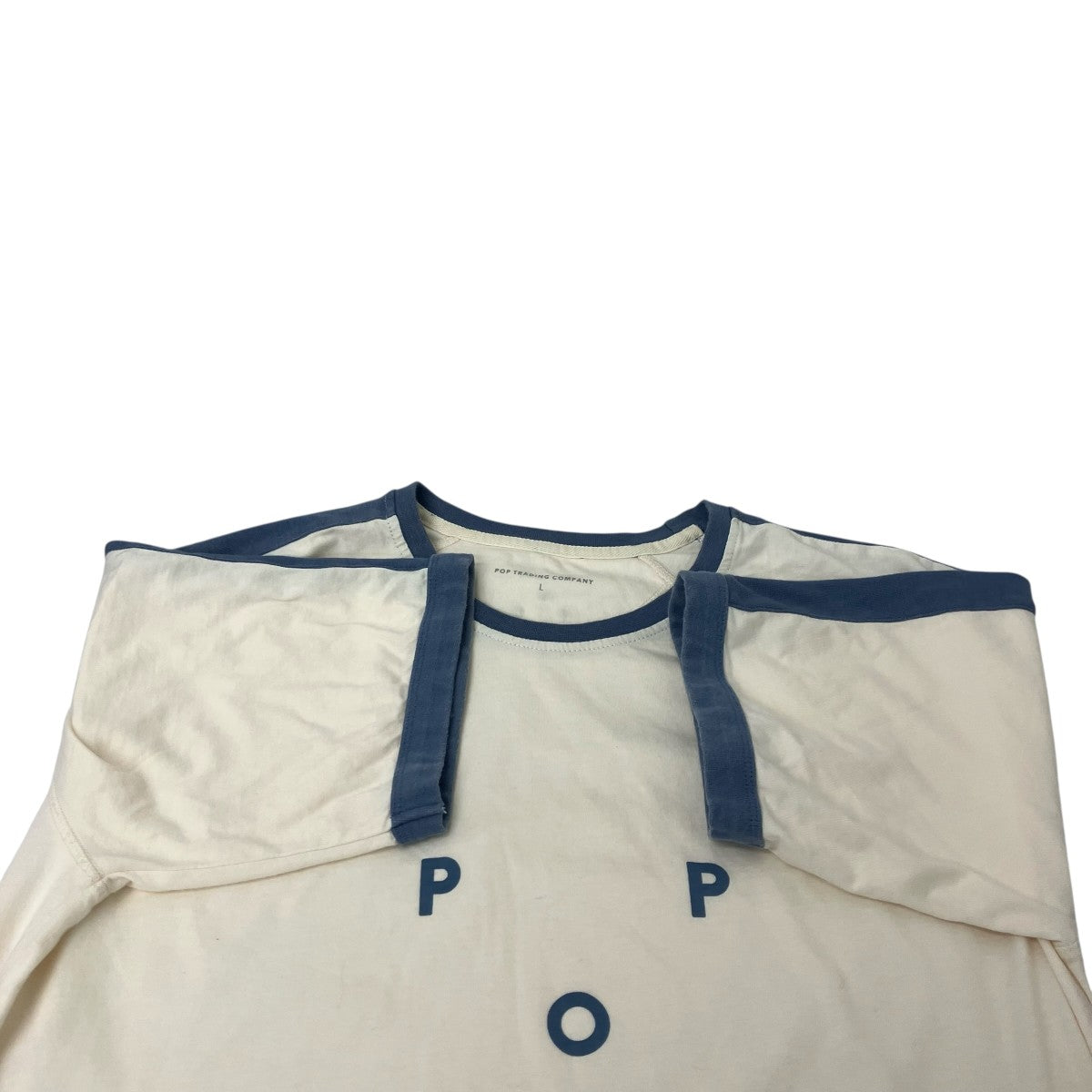 POP TRADING COMPANY UネックTシャツ 古着・中古-4枚目のアイテム画像