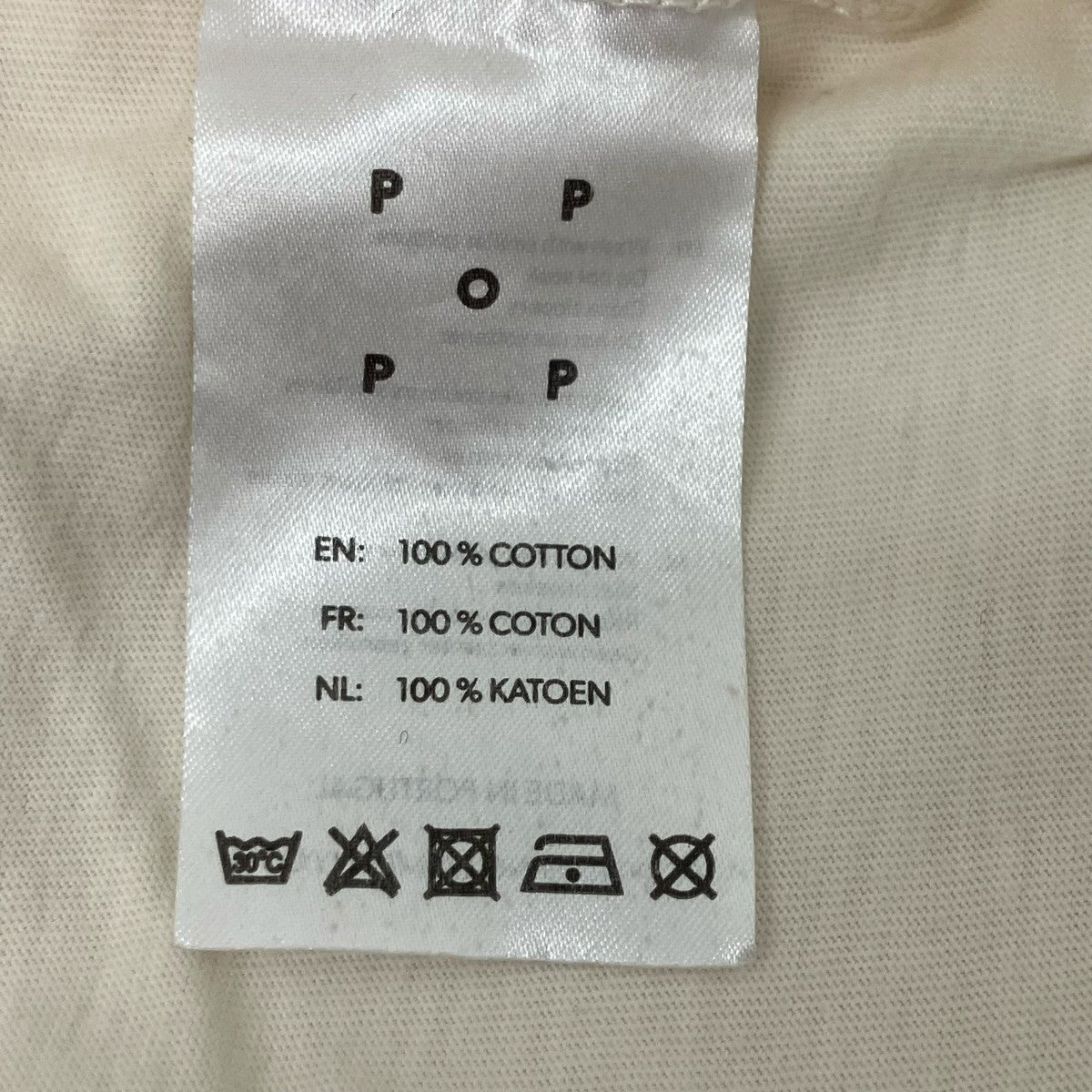 POP TRADING COMPANY UネックTシャツ 古着・中古-6枚目のアイテム画像