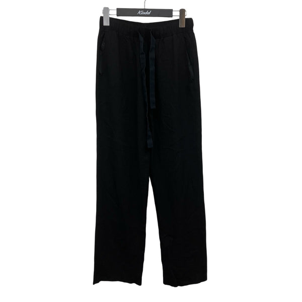 08ss/マルタンマルジェラ/ハーフパンツ/黒/46/コットン/シルク MM6 Maison Margiela(マルタンマルジェラ) イージーパンツ S32KA0438