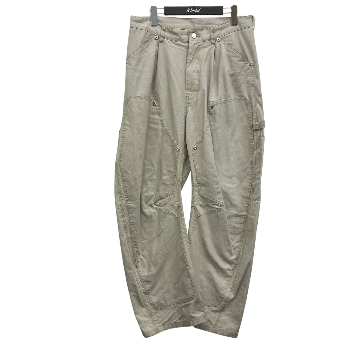 CONZ DUCK DOUBLE KNEE CURVED LEG PANTS ダックダブルニーカーブトラウザー 古着・中古-1枚目のアイテム画像