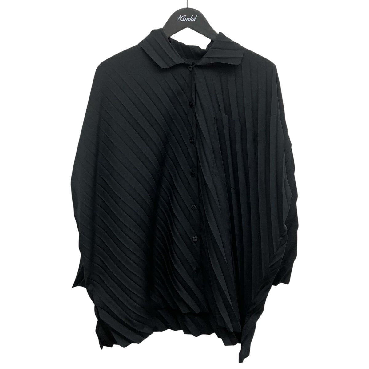 me ISSEY MIYAKE アングルプリーツシャツ 古着・中古-1枚目のアイテム画像