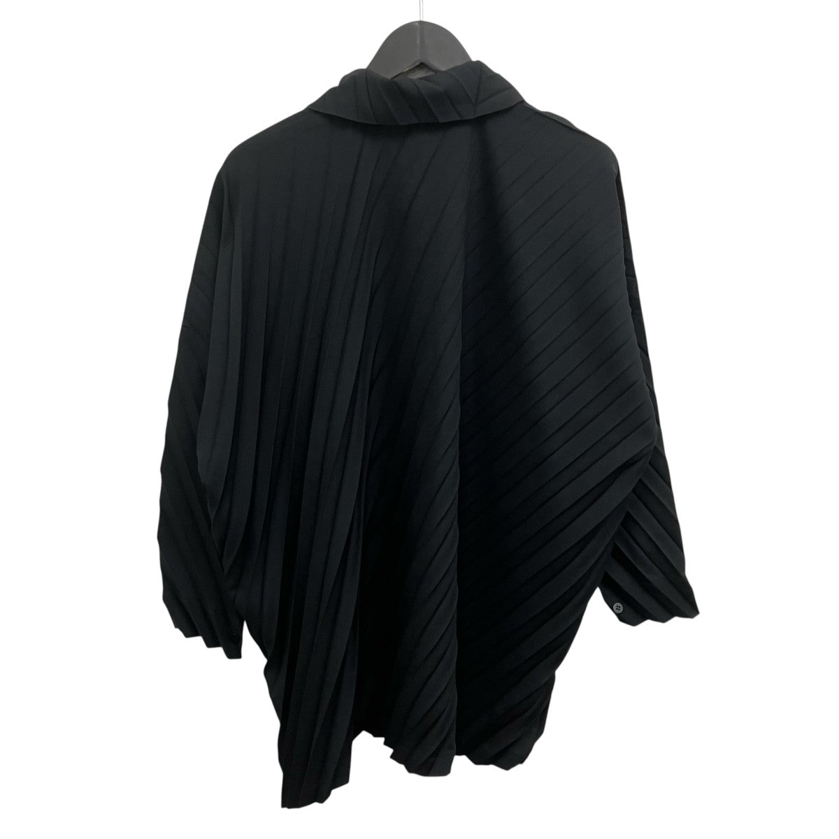 me ISSEY MIYAKE アングルプリーツシャツ 古着・中古-2枚目のアイテム画像