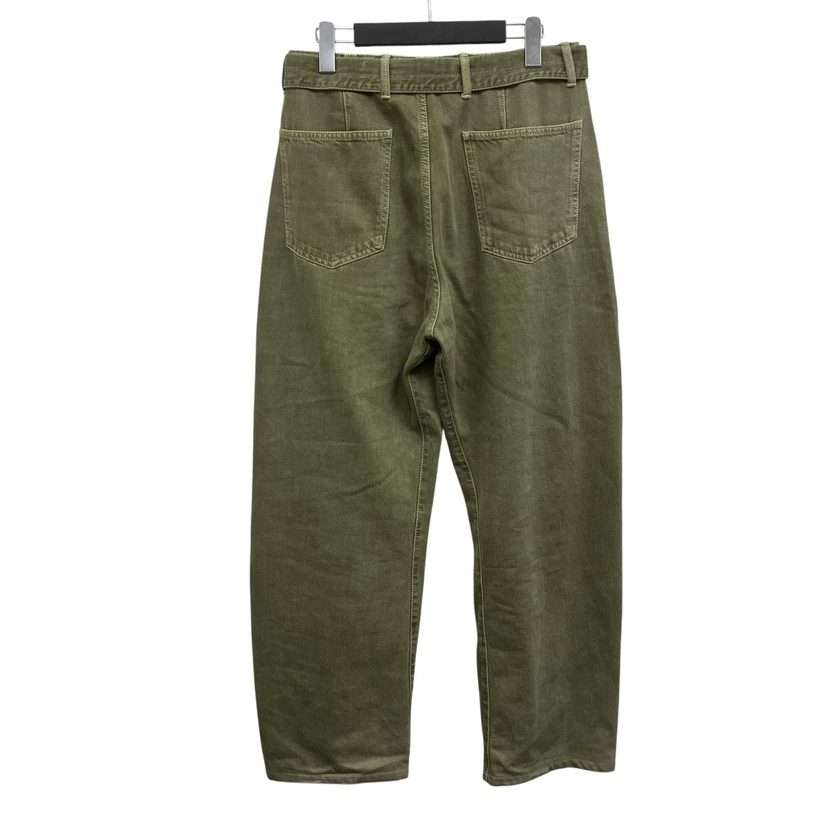 LEMAIRE ツイストベルテッドパンツ 古着・中古-2枚目のアイテム画像