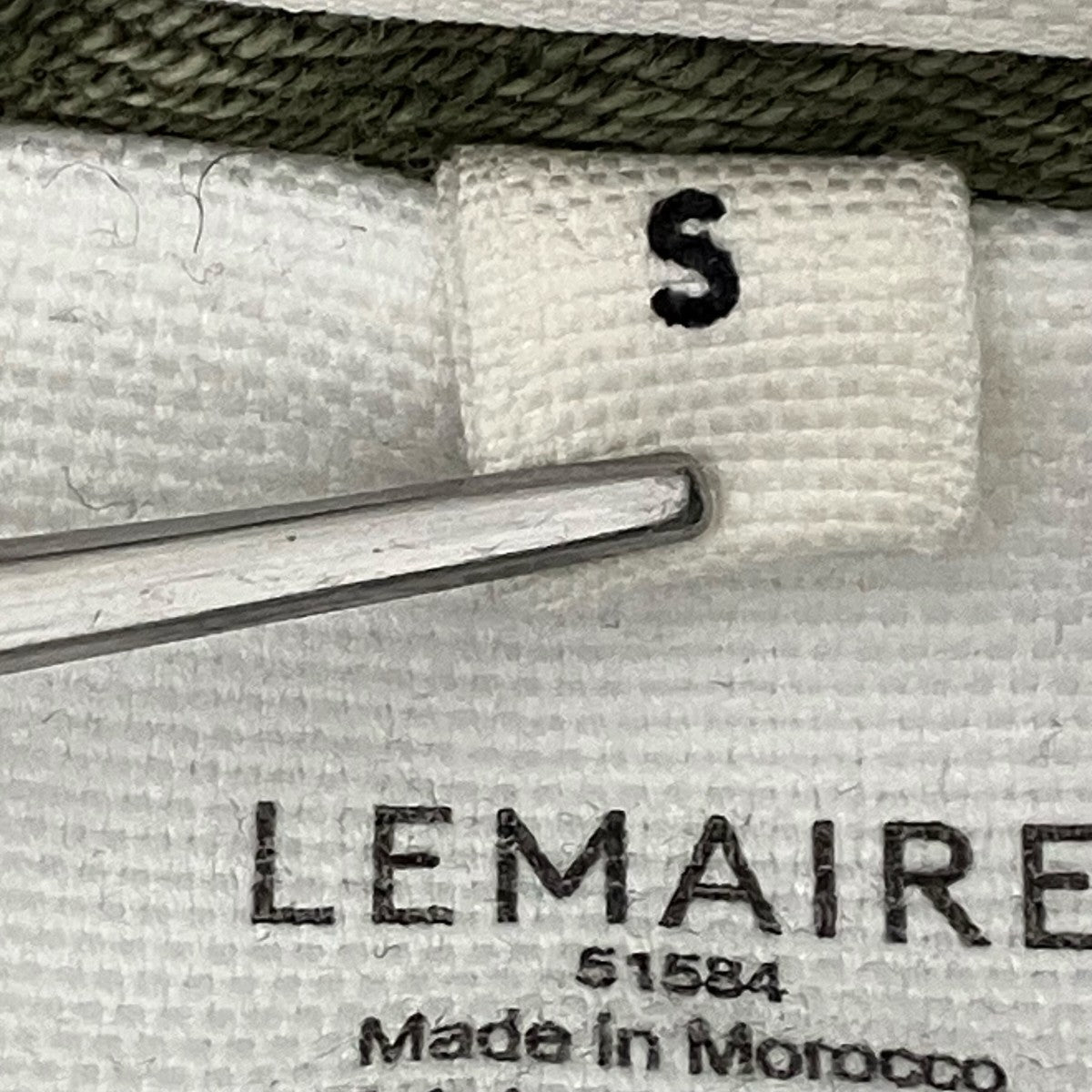 LEMAIRE ツイストベルテッドパンツ 古着・中古-9枚目のアイテム画像