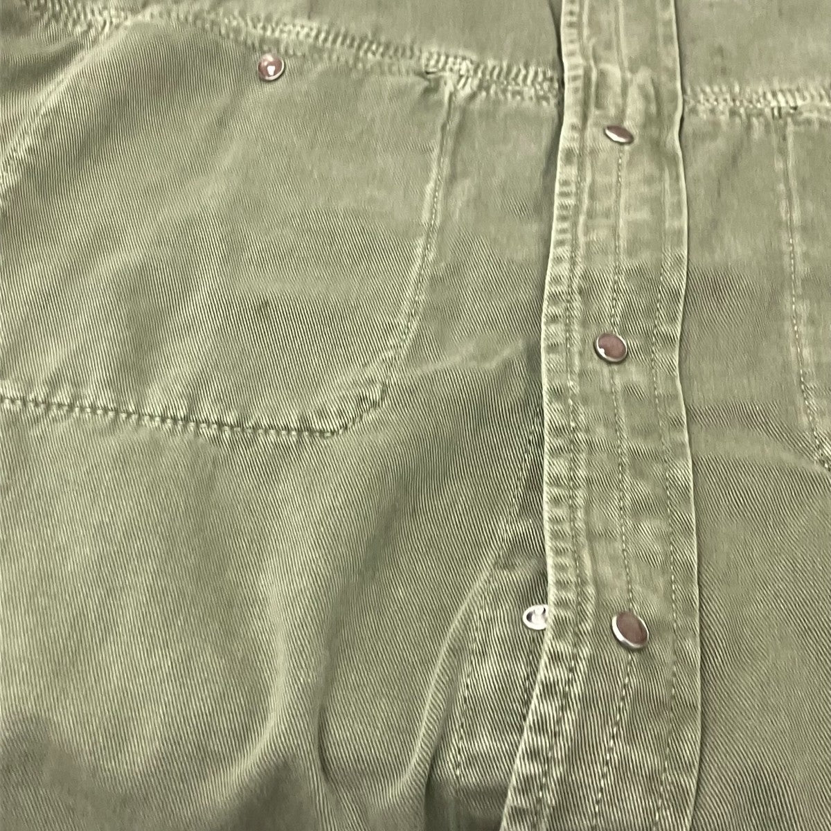 LEMAIRE スナップデニムシャツ 古着・中古-8枚目のアイテム画像