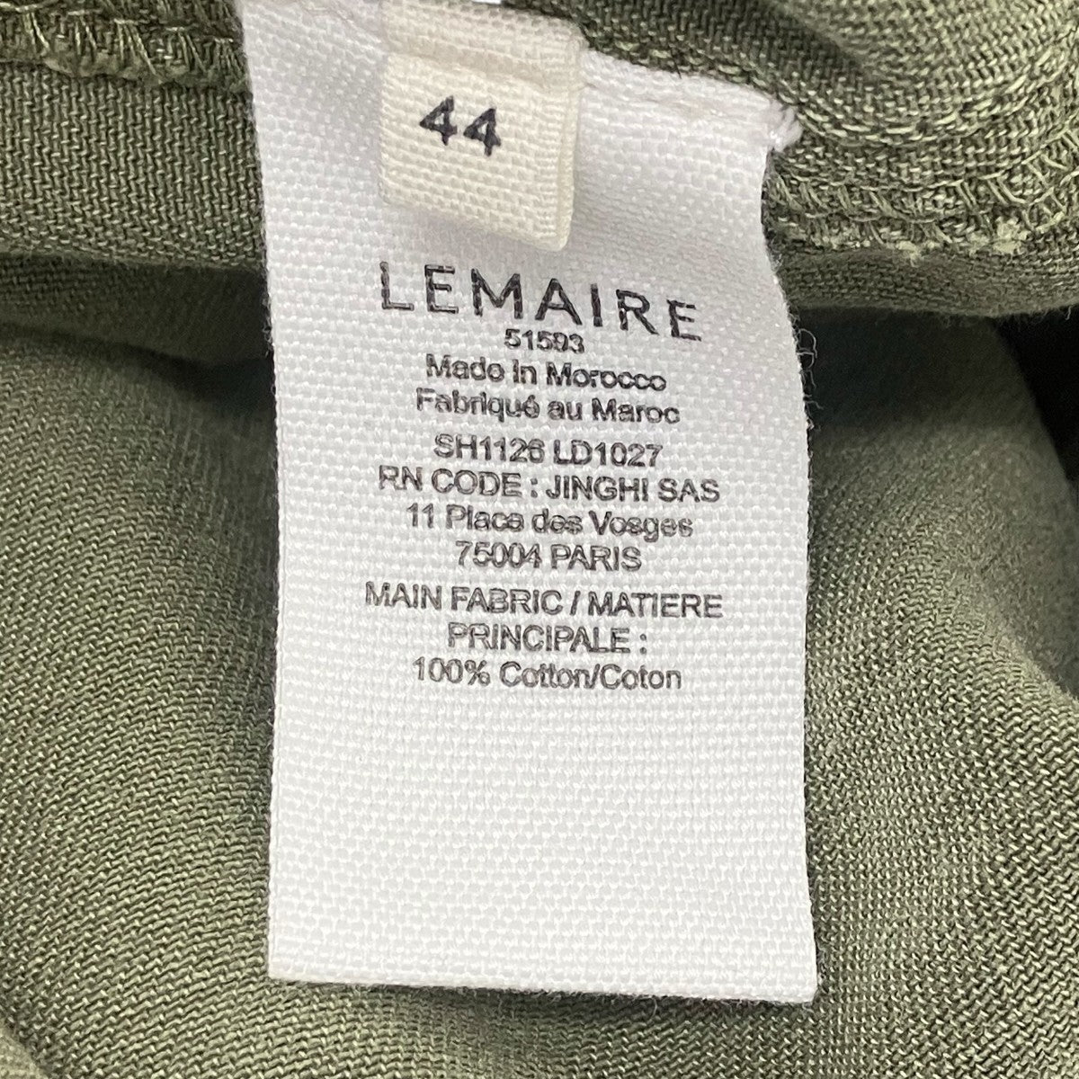 LEMAIRE スナップデニムシャツ 古着・中古-9枚目のアイテム画像