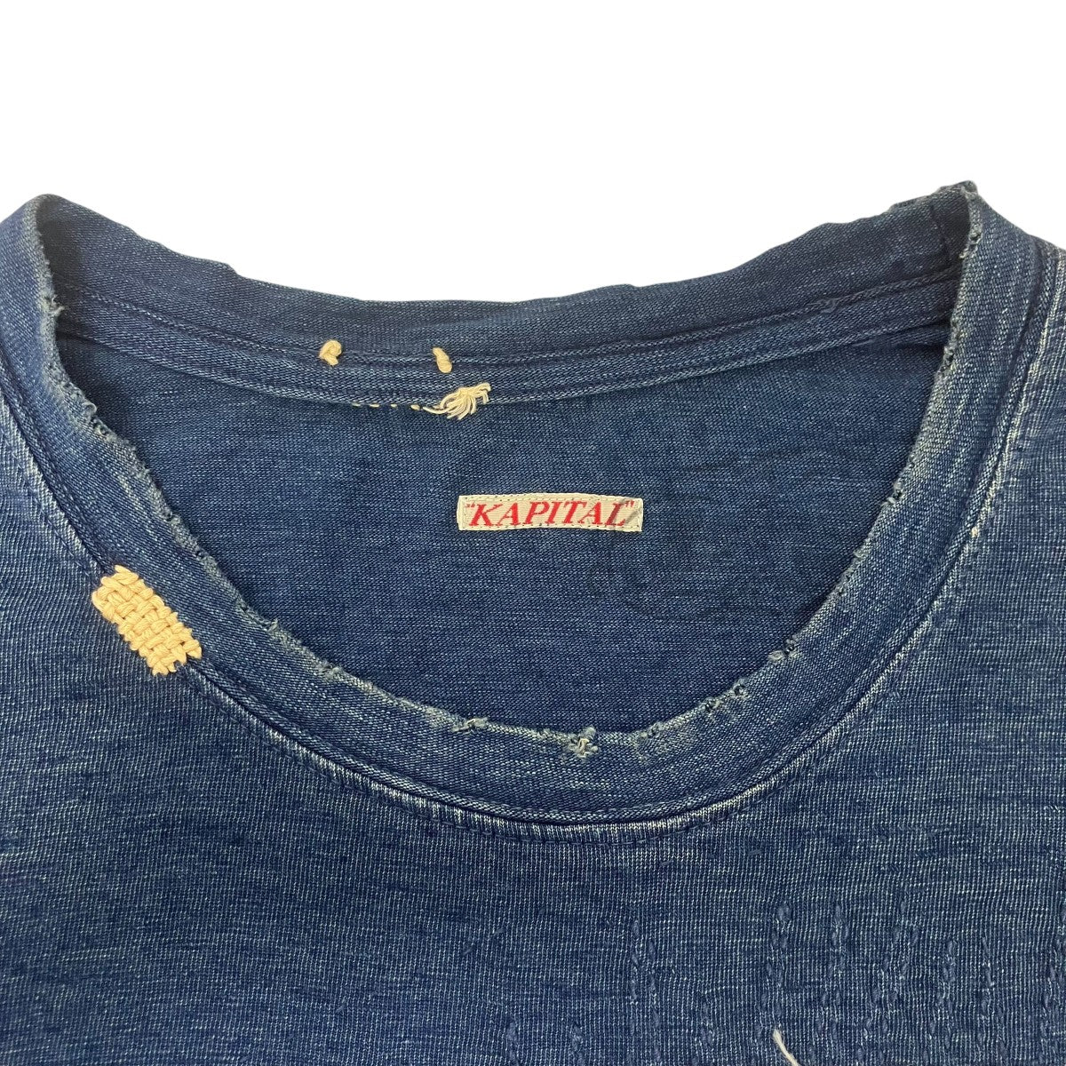 KAPITAL ボロ刺し子Tシャツ 古着・中古-4枚目のアイテム画像