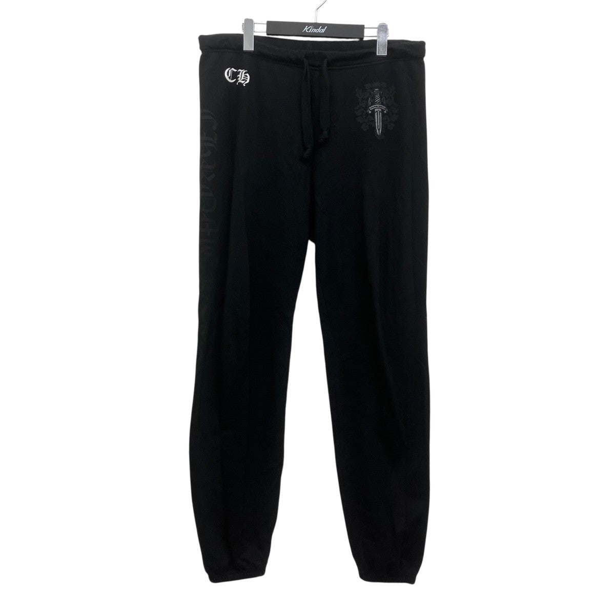 CHROME HEARTS DAGGER PRINT SIDE LOGO SWEAT PANTS スウェットパンツ 古着・中古-1枚目のアイテム画像