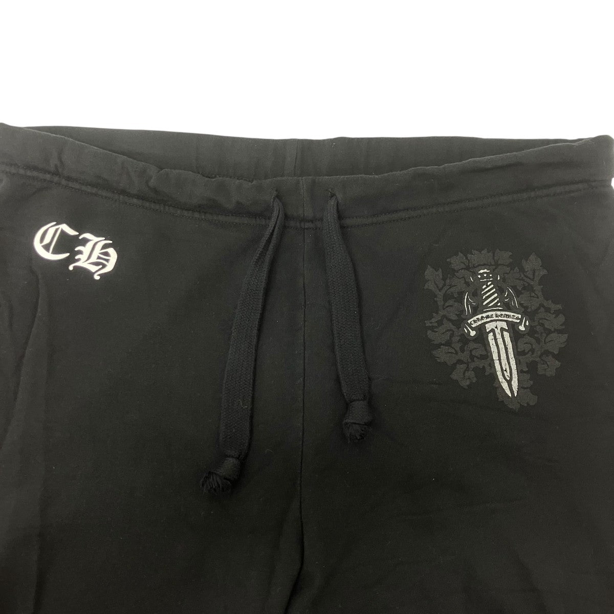 CHROME HEARTS DAGGER PRINT SIDE LOGO SWEAT PANTS スウェットパンツ 古着・中古-3枚目のアイテム画像