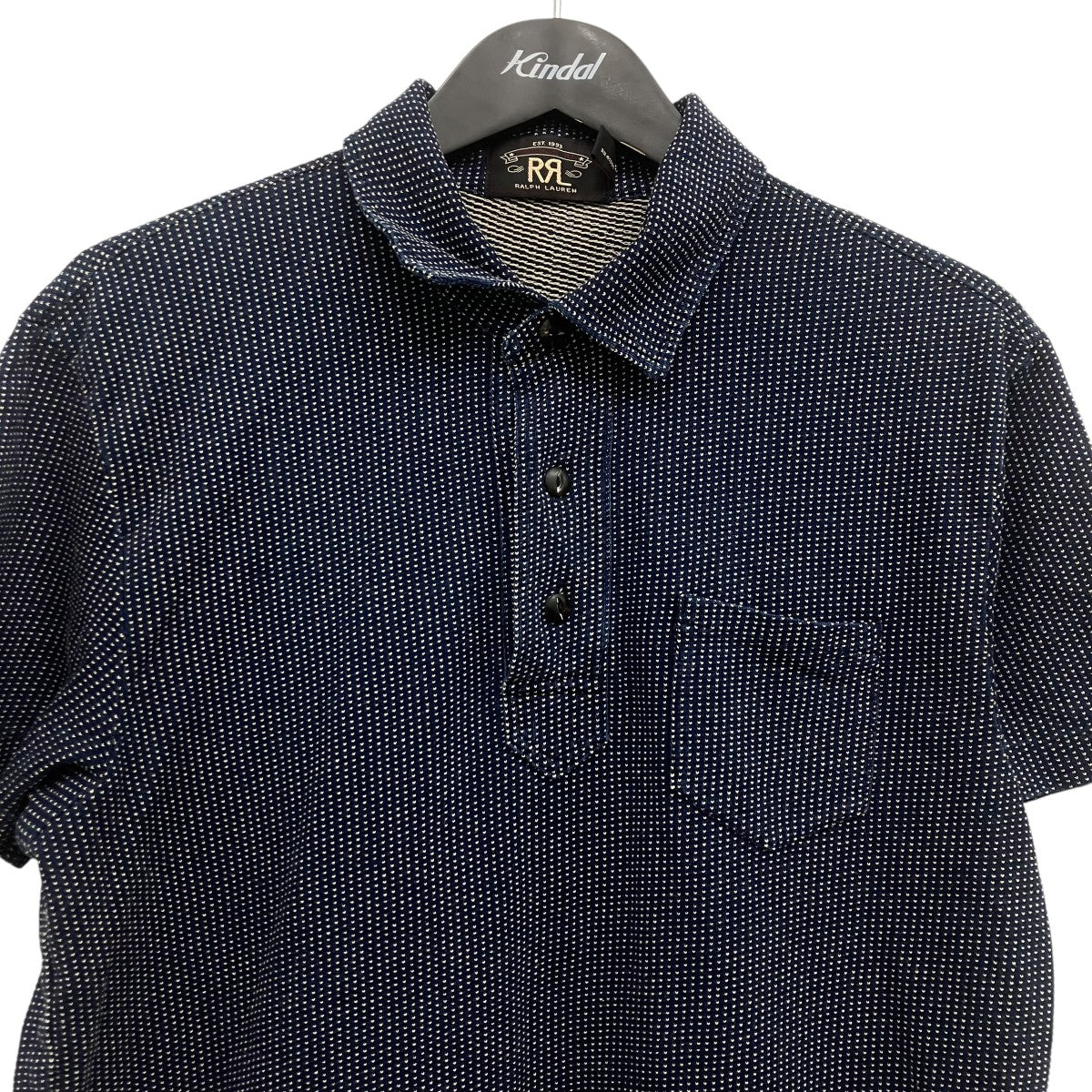 RRL バーズアイドットポロシャツ 古着・中古-3枚目のアイテム画像