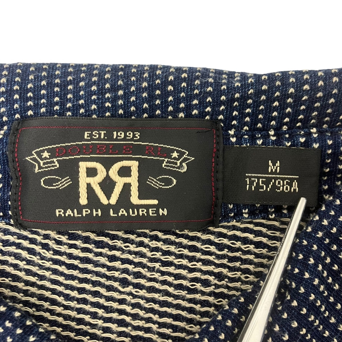 RRL バーズアイドットポロシャツ 古着・中古-4枚目のアイテム画像
