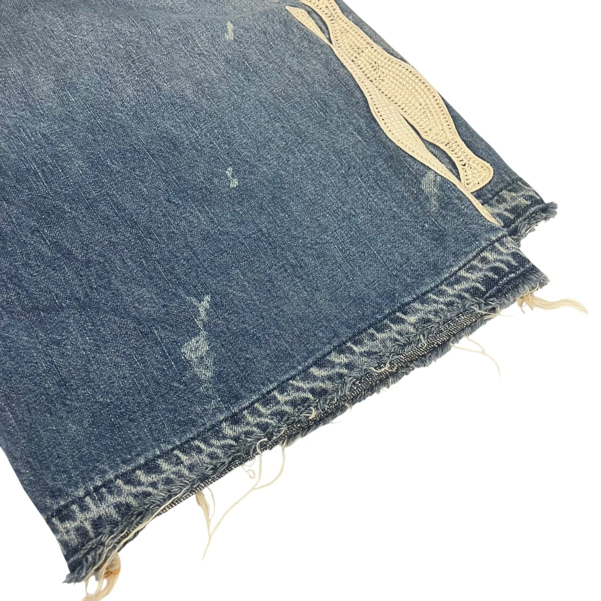 KAPITAL BONE Denim half pants デニムボーンハーフパンツ 古着・中古-4枚目のアイテム画像
